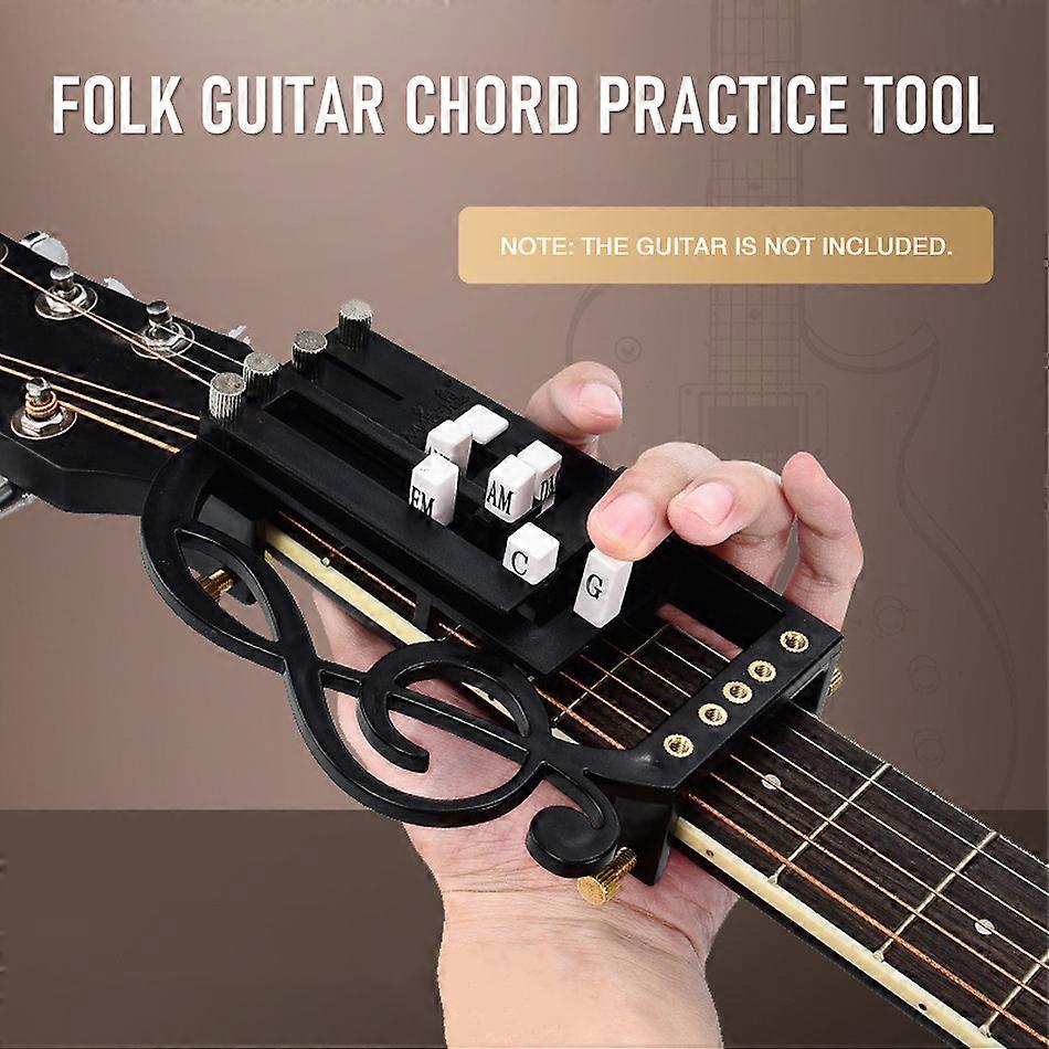 Guitar accessories Guitar auxiliary artifact beginner lazy automatic one-key chord assistant finger force exerciser
