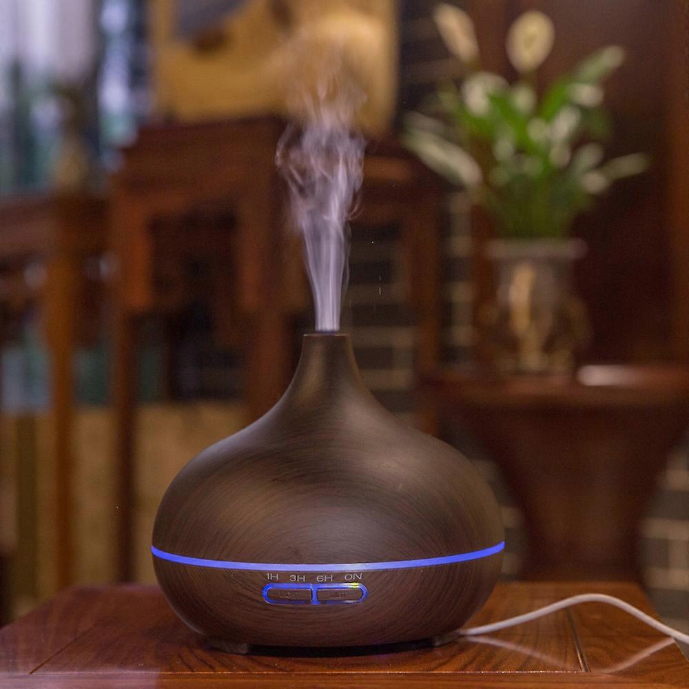 Ultraschall-Luftbefeuchter und Aroma-Diffusor mit Timer Pure Aroma 150 Yang. Fassungsvermögen 550 ml, Timer 6 Stunden, 7 LED-Farben, Aromatherapie-Funktion, Ultra Qu
