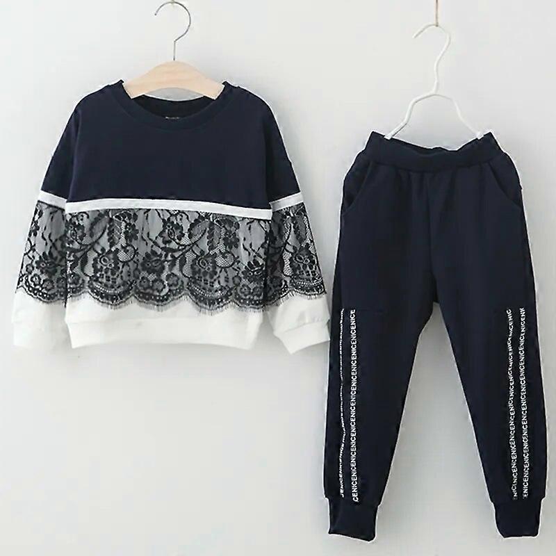 Bear Leader Παιδικό Σετ Φθινόπωρο Παιδικά Πλεκτά Sweet Top+Letter Decal Jeans Σετ δύο τεμαχίων Χαριτωμένο μικρό κορίτσι Παιδικό σετ μόδας
