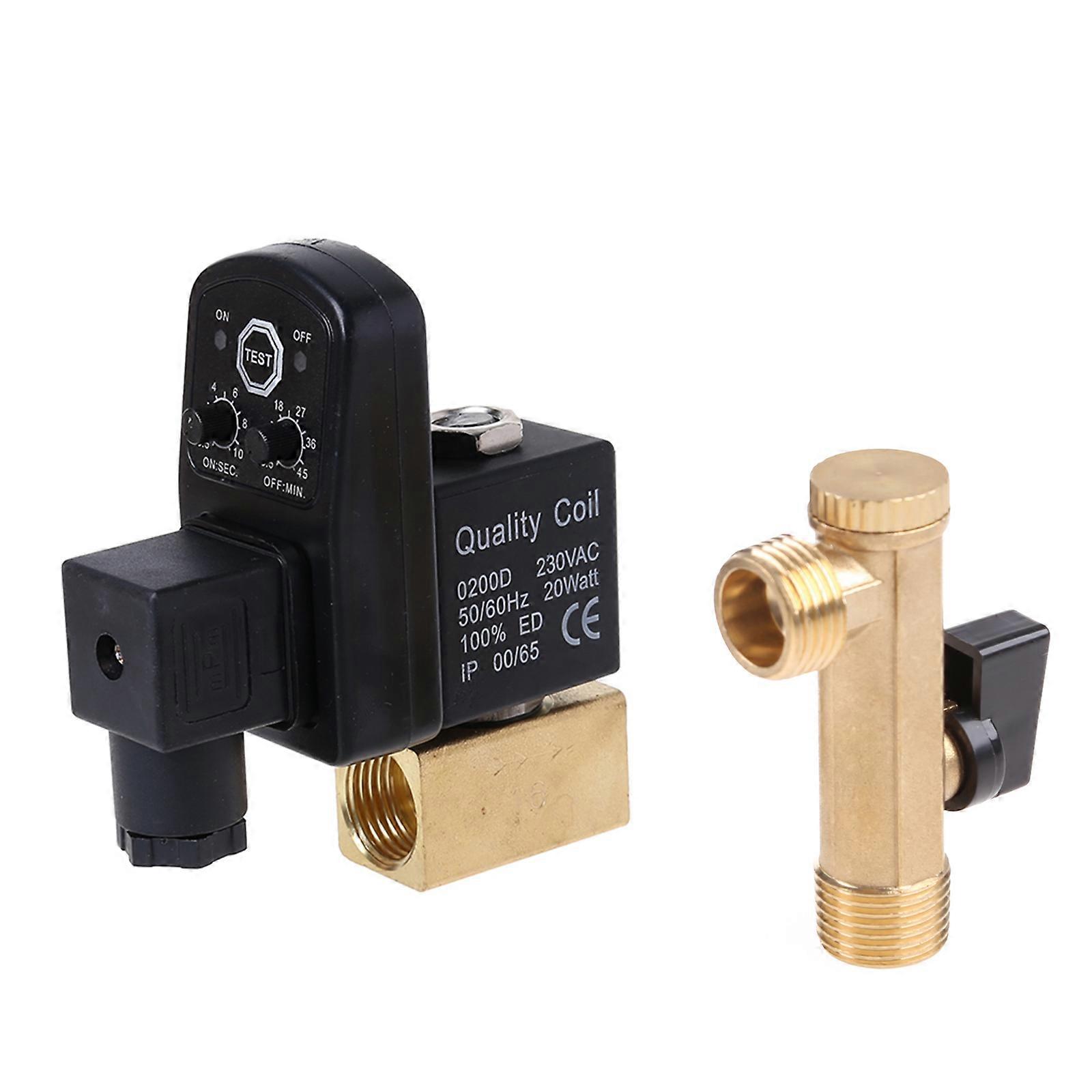 Automatic Electronic Timed Drain Valve for Air Compressor Air Tank Drain Valve