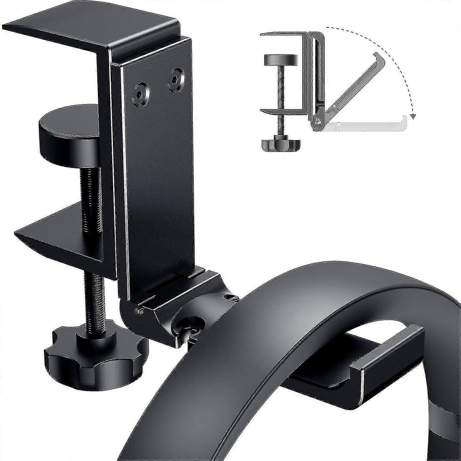 Headphone Stand Foldable Desk Headphones Headset Hanger Holder