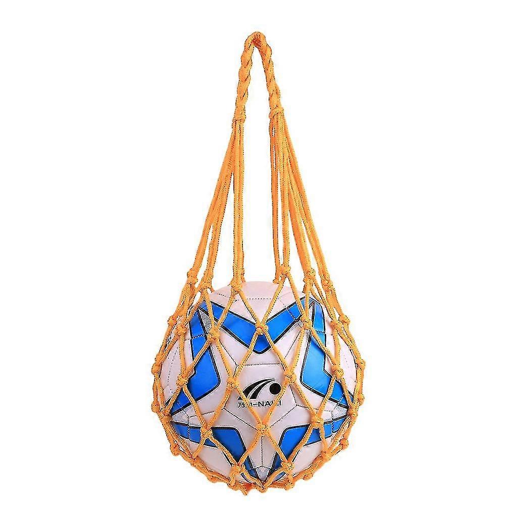 Portable Net Mesh Bag Ball Carrier For Carrying Volleyball Basketball Football