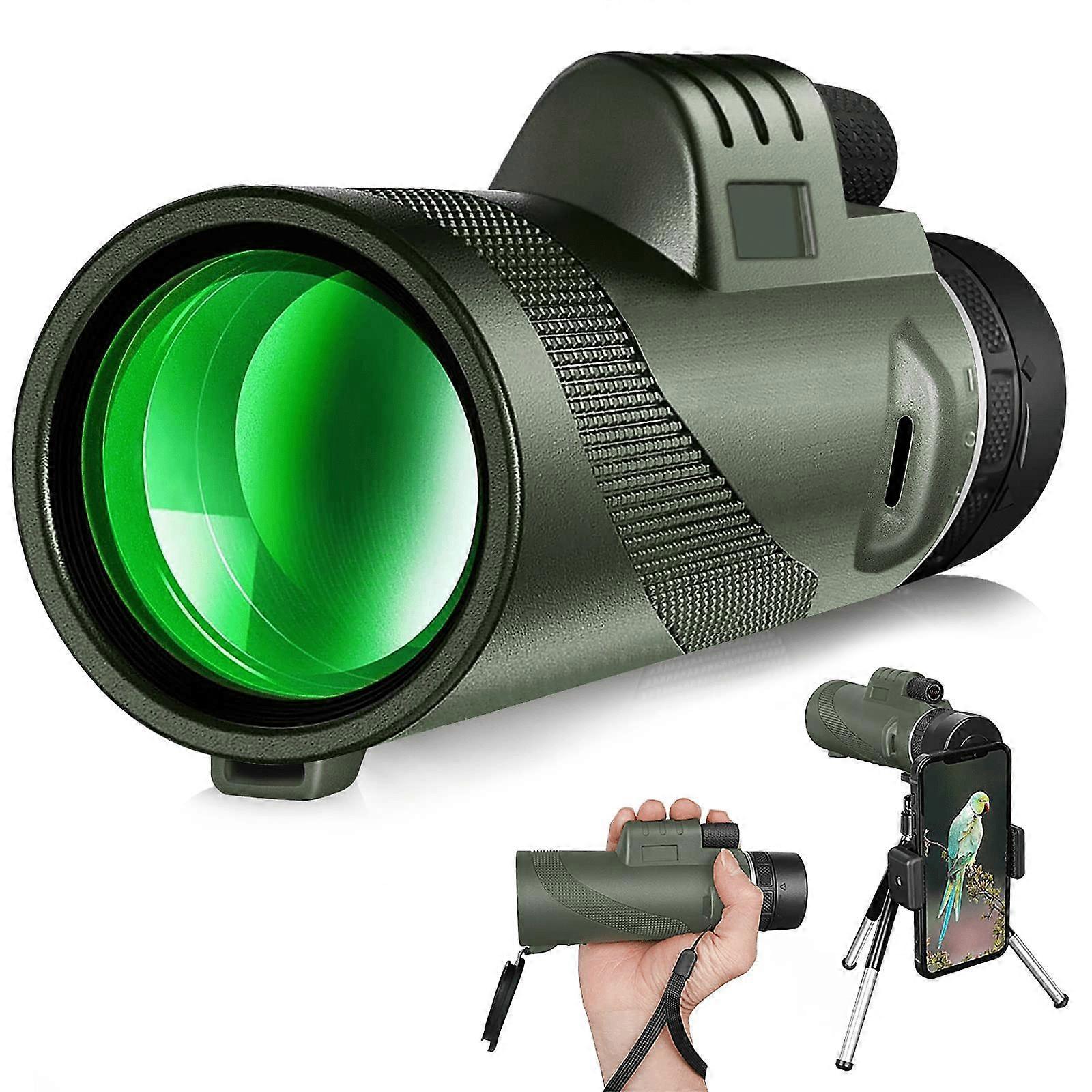 High Power 80x100 Portable Waterproof Monocular Telescope Binoculars HDSH