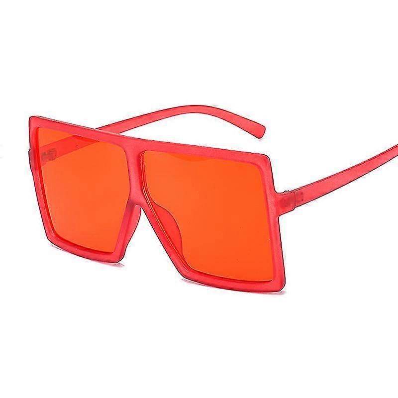 Oversized Shades Zonnebril Vrouw Zwart Fashion Square Big Frame Zonnebril Vrouwelijke Vintage Retro Bril Unisex Oculos Feminino