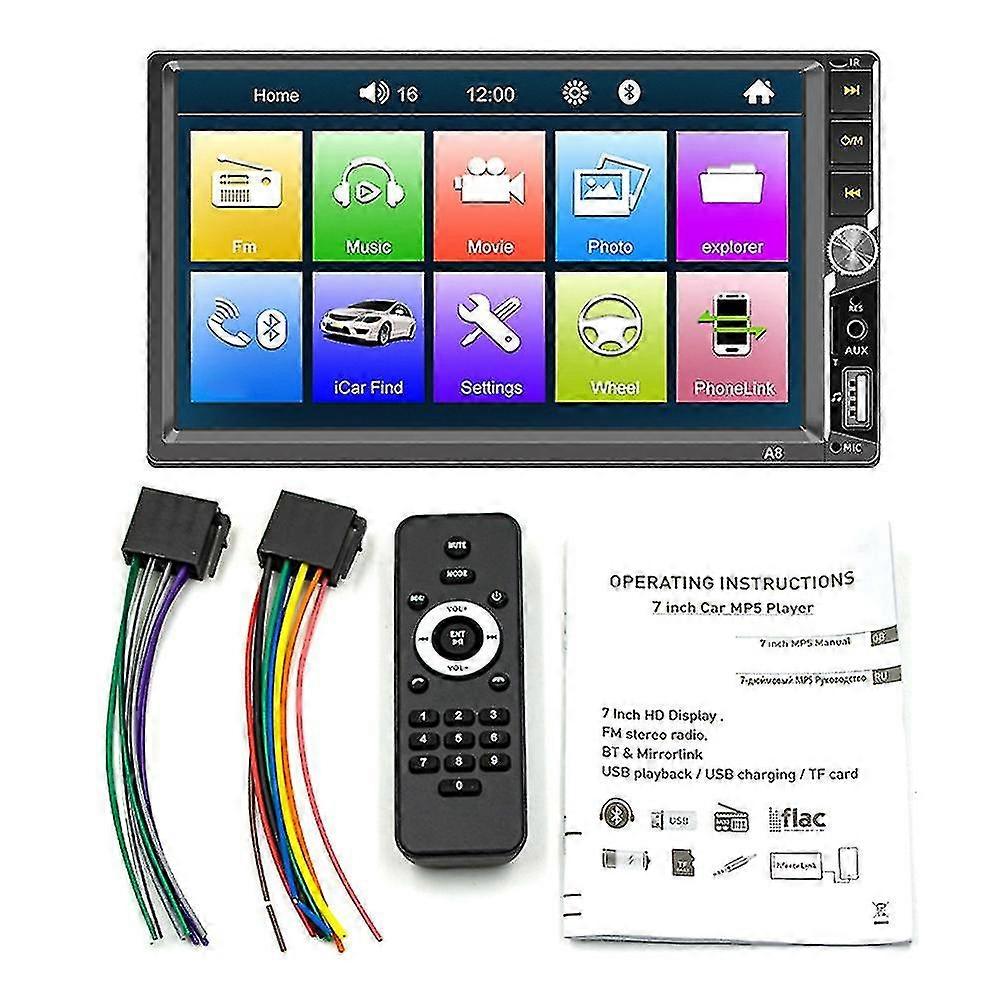 2 Din Car Radio 7 polegadas hd autoradio multimedia player 2din touch screen auto áudio bluetooth usb fm