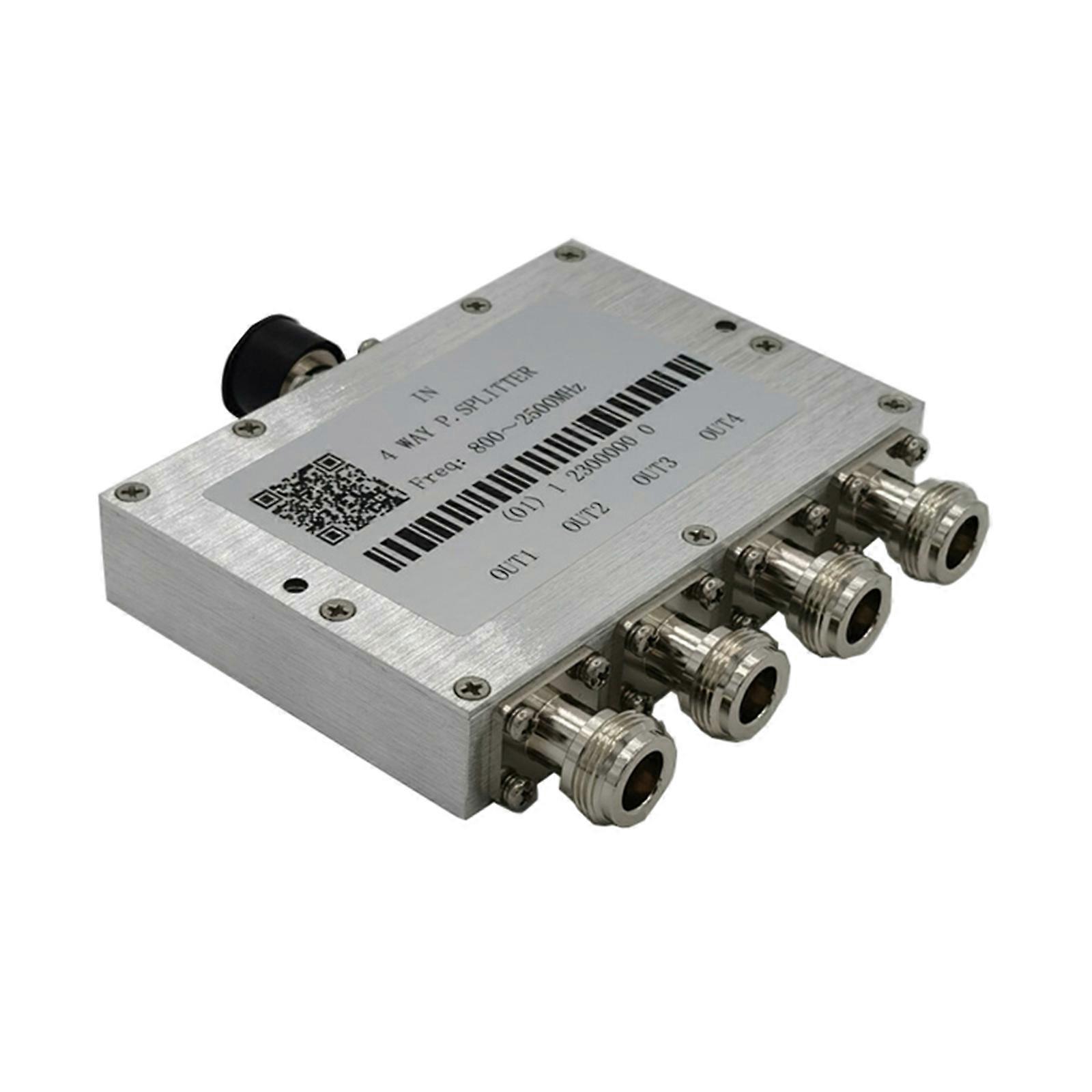 4-Way Power Dividers 800-2500MHz N Type Connector One To Four Power Divider