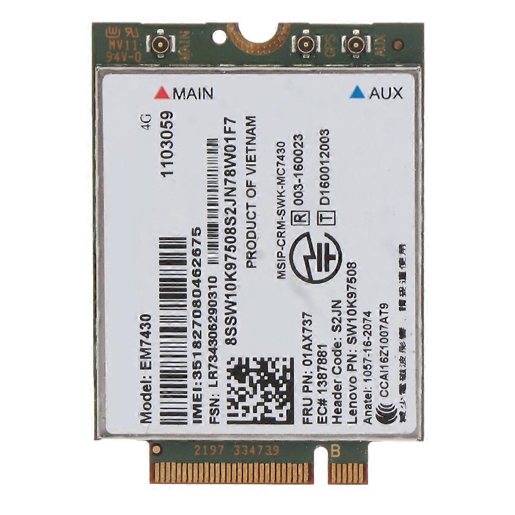 Scheda WWAN del modulo EM7430 di 4G per il notebook T470S Lt10 LTE 4G di Thinkpad X1C Gen5