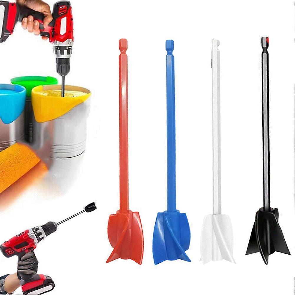 Epoxy Mixer Paint Drill Attachment Paddle Consistency Liquids Resin Head Stirrer Power Mixer Blade Drill Tool Paint Stirring Rod