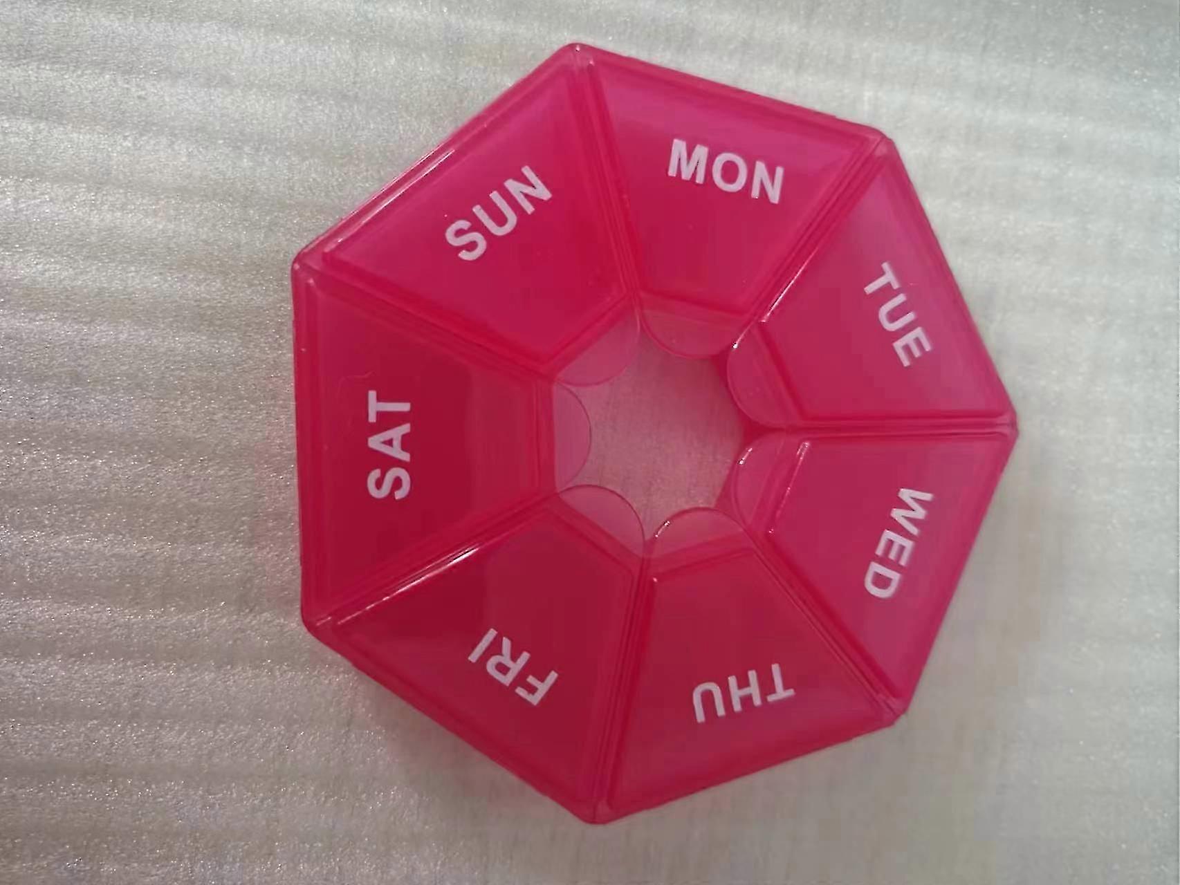 Smart Dose Medicine Dosage Box (Weekly Ask), Red