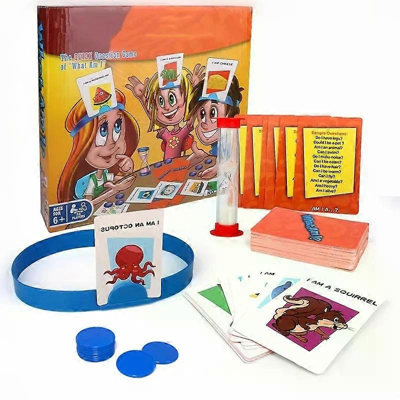 Guess what I am Children's Toy Board Game Cognitive Game Parent-Child interactive Entertainment Party Gifts