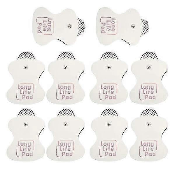 10x electrode replacement for Omron Massagers Long Life Pad 10 pcs - JK