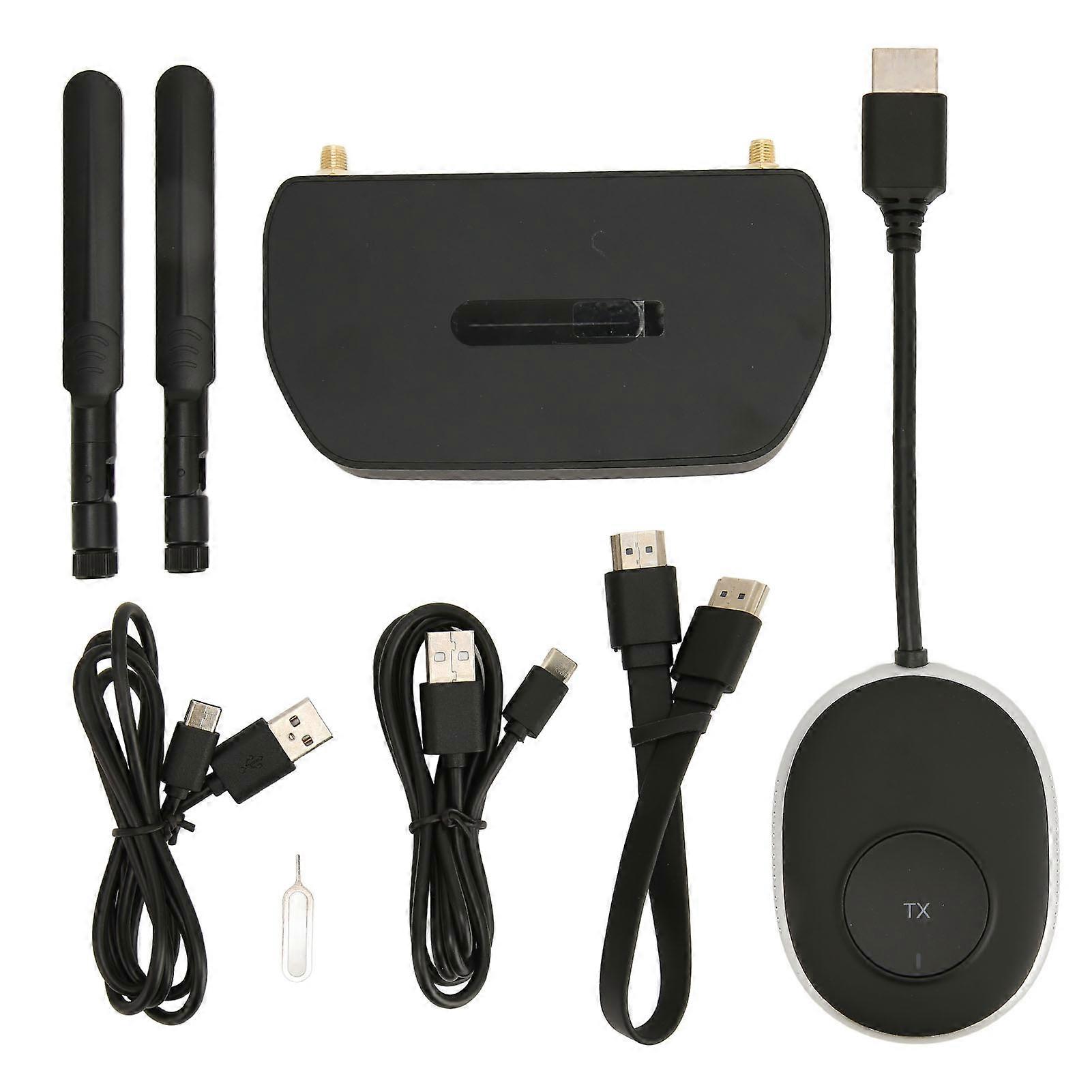 4K HD Wireless HDMI Extender with Dual Antennas - Plug & Play, Multi-Device Support