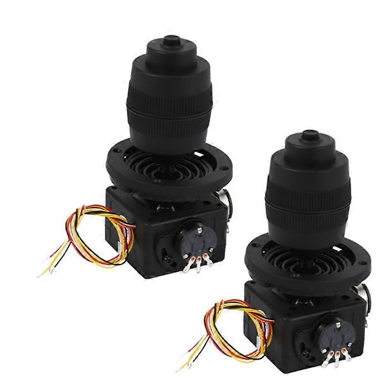 2 x Electronic 4-Axis Joystick Potentiometer Button for -D400B- 10K 4D Controller with Wire for Industrial
