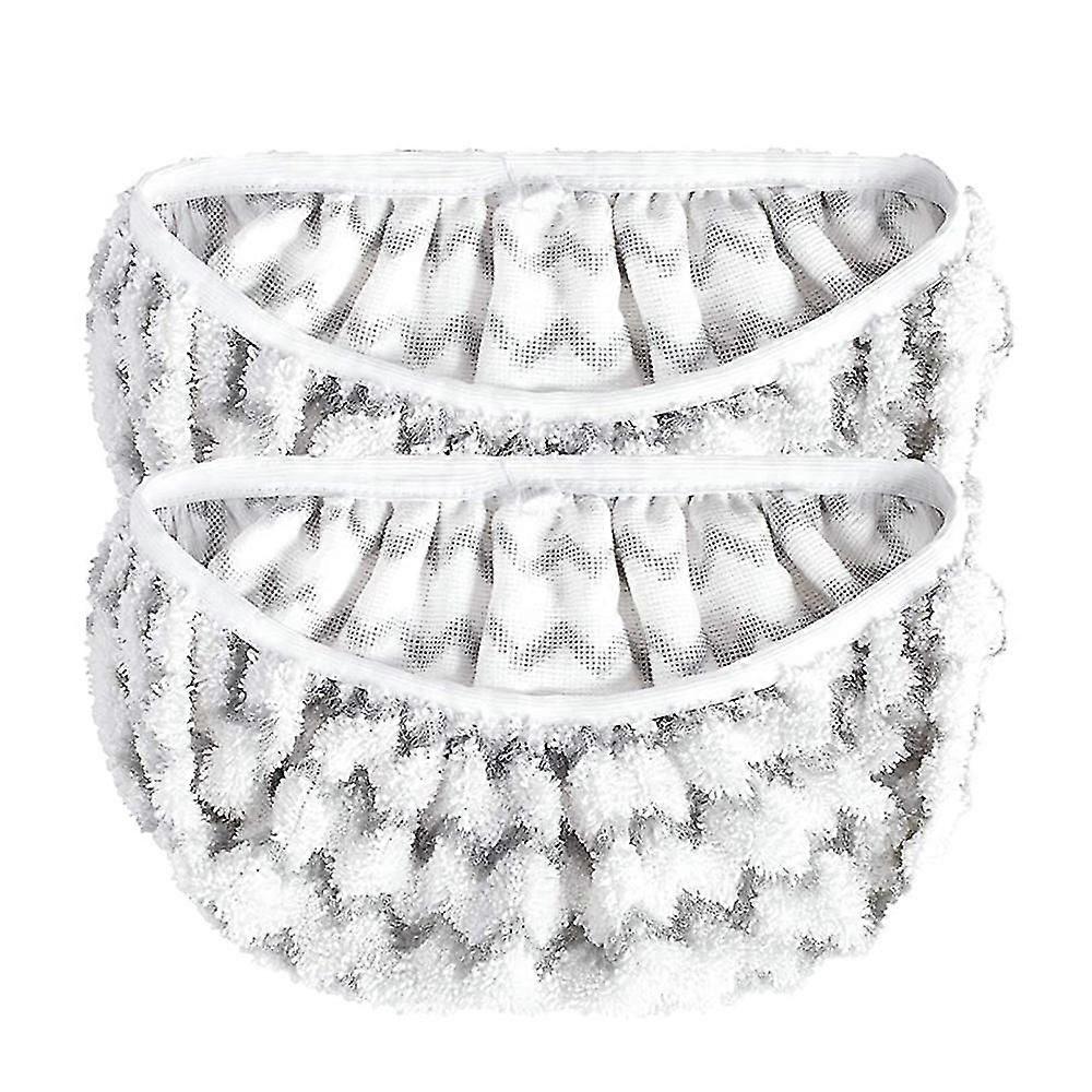 2 Pack Microfiber Reusable Mop Pads With Sweeper Mops Washable Mop Pads For Wet & Dry