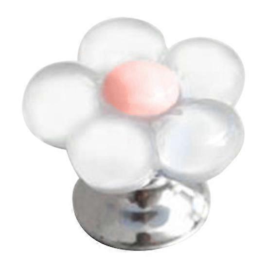 Flower Shape Toilet Press Button Self-adhesive Water Nail Protector Hygienic Ergonomic Tank Drain Buttons