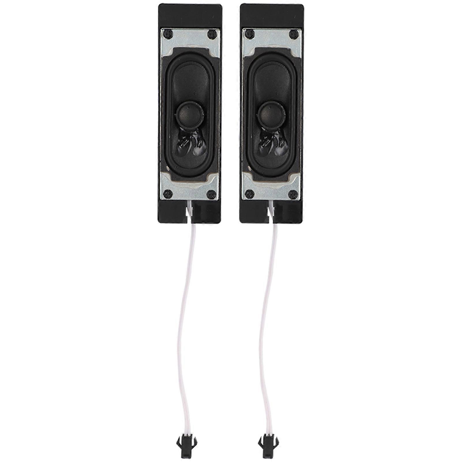 2Pcs 8 Ohm 10W TV Box Speakers - Loud, Clear Sound with Great Bass for LCD TVs