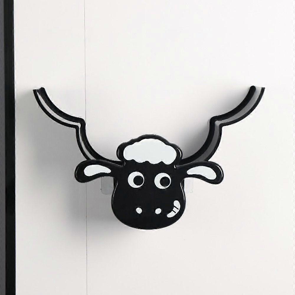 Cute and Fun Styling Sheep Toilet Paper Holder Punch-free Wall-mounted Toilet Paper Box Bath