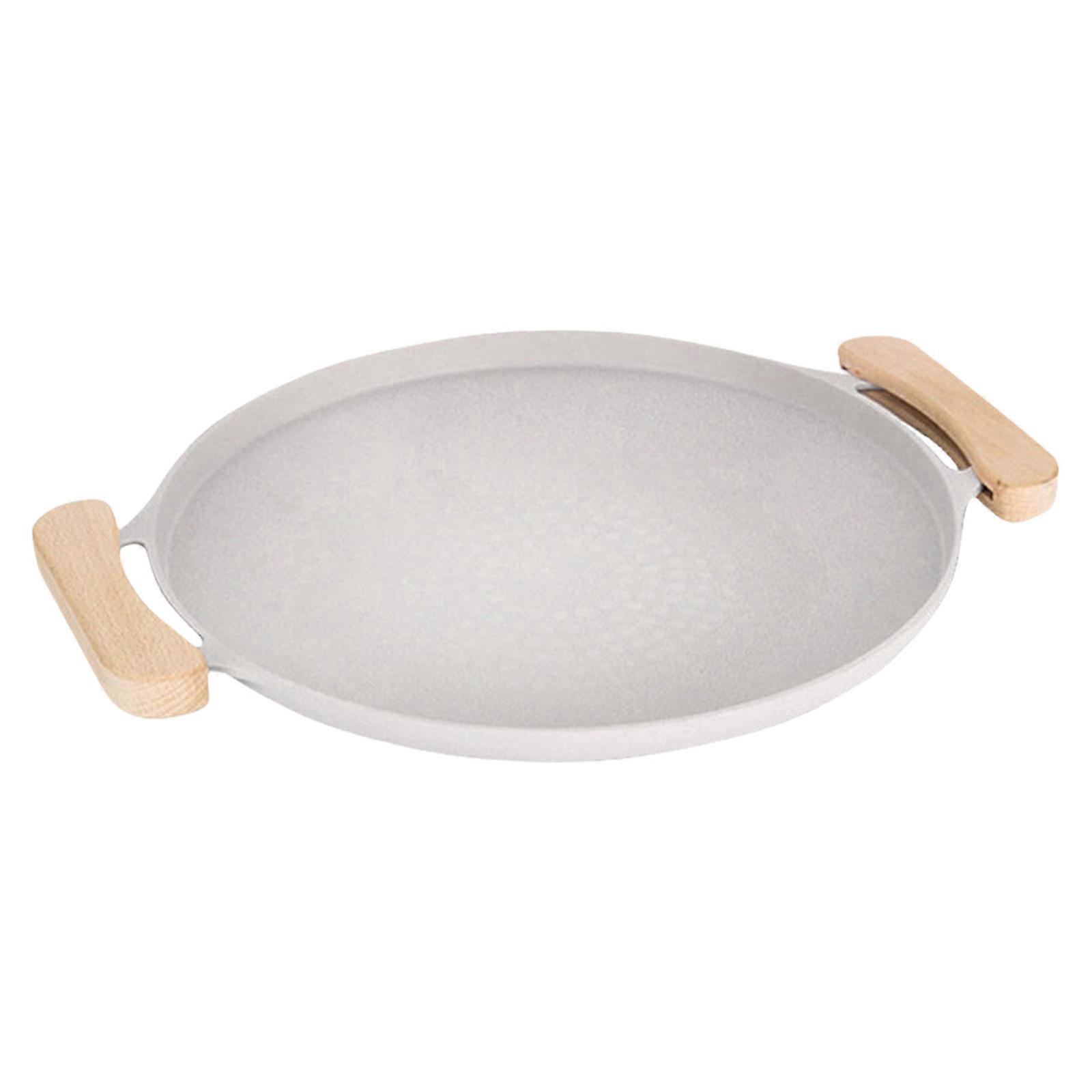 ملحقات الشواء في الهواء الطلق لوحة شواء في الهواء الطلق تحميص أحواض اللحم لوحة الشواء أحواض الشواء الألومنيوم الملمس للشواء الأبيض مع مقبض