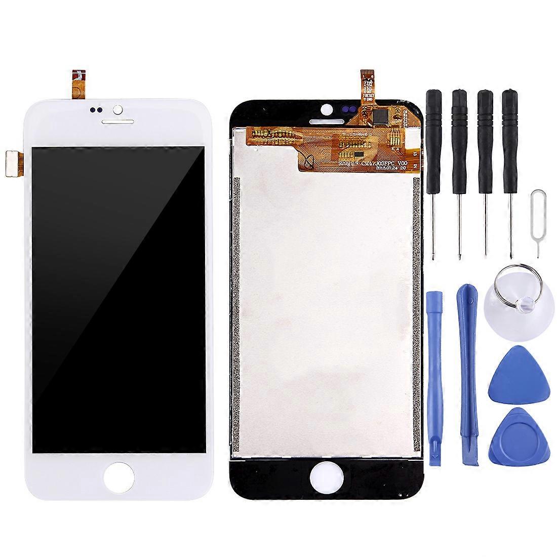 Ecran LCD COMPATIBLE pour Blackview Ultra A6 avec ensemble complet du numériseur (blanc)