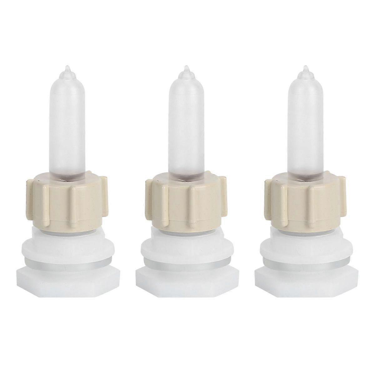 3PCS Lamm Nippel Langlebiger Kunststoff PP Weiß Veterinärfütterung Pritchard Nippel für Schweineschafe