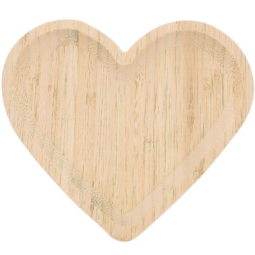 Decorative Dessert Serving Tray Heart Shaped Snack Plate Multi-function Fruit Plate