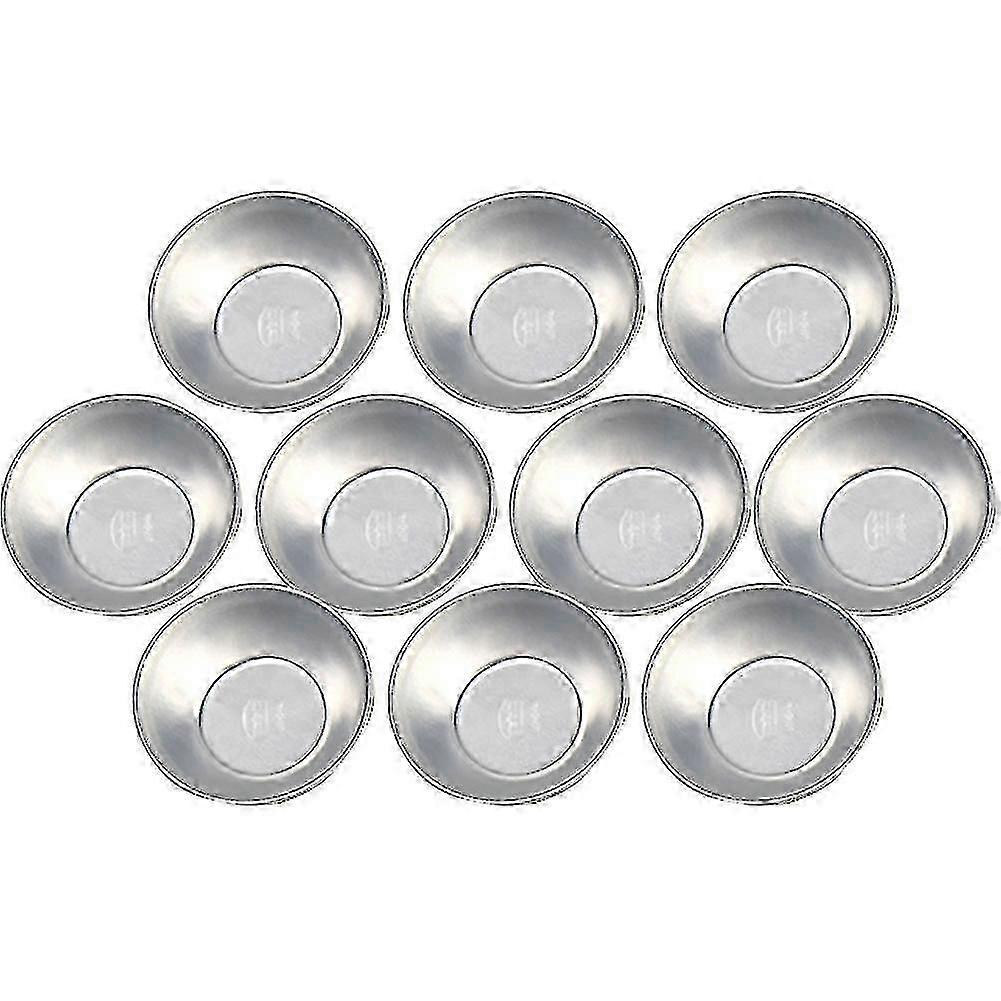 10 stuks Cake Style Egg Tart Pasteis De Nata Oven Bak Ronde Custard Tin Cake Tool f54