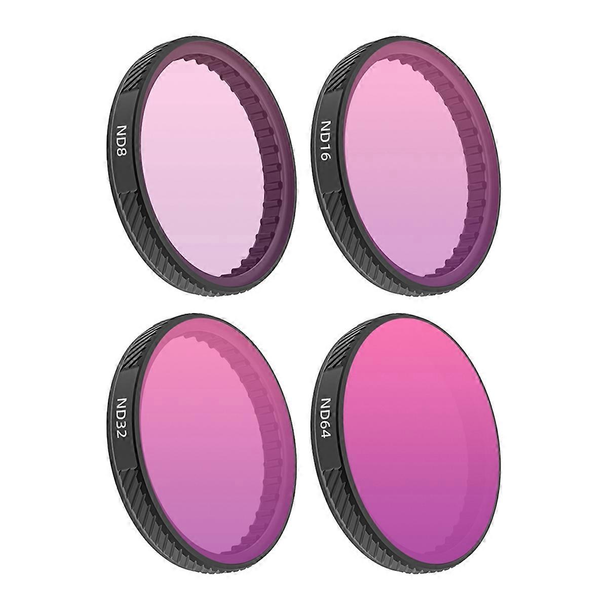 Lens Filter for Action 5 Pro/4/3 - ND Kit Adjustable Filters Action Camera Accessories ND Kit