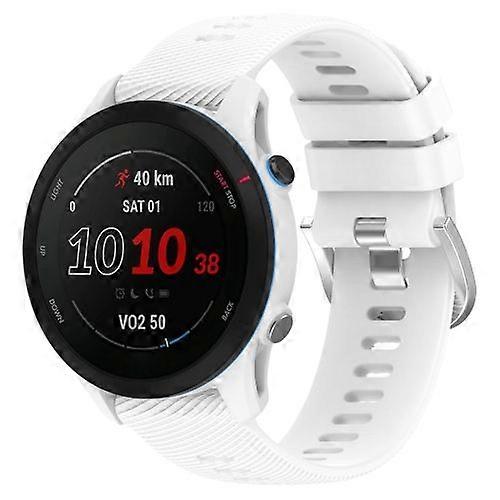 For Samsung Galaxy Watch 42mm 20mm Solid Color Soft Silicone Watch Band