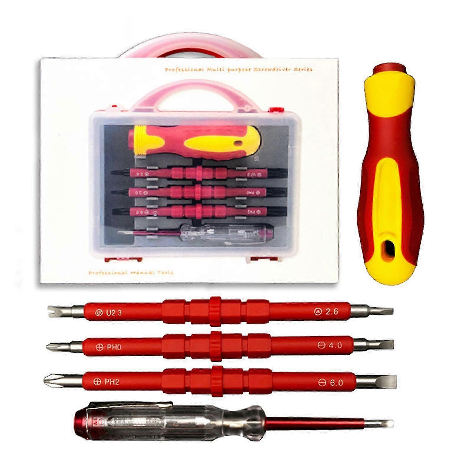 5 in 1 Electronics Screwdriver Set Insulated Multifunctional Screwdriver Kit for Maintenance