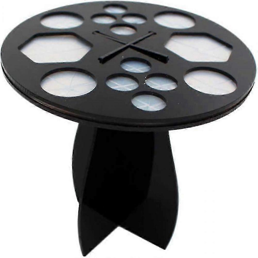 Makeup Brush Drying Rack Acrylic Drying Rack Folding Brush Rack Makeup Brush Drying Rack (Black) 1pc