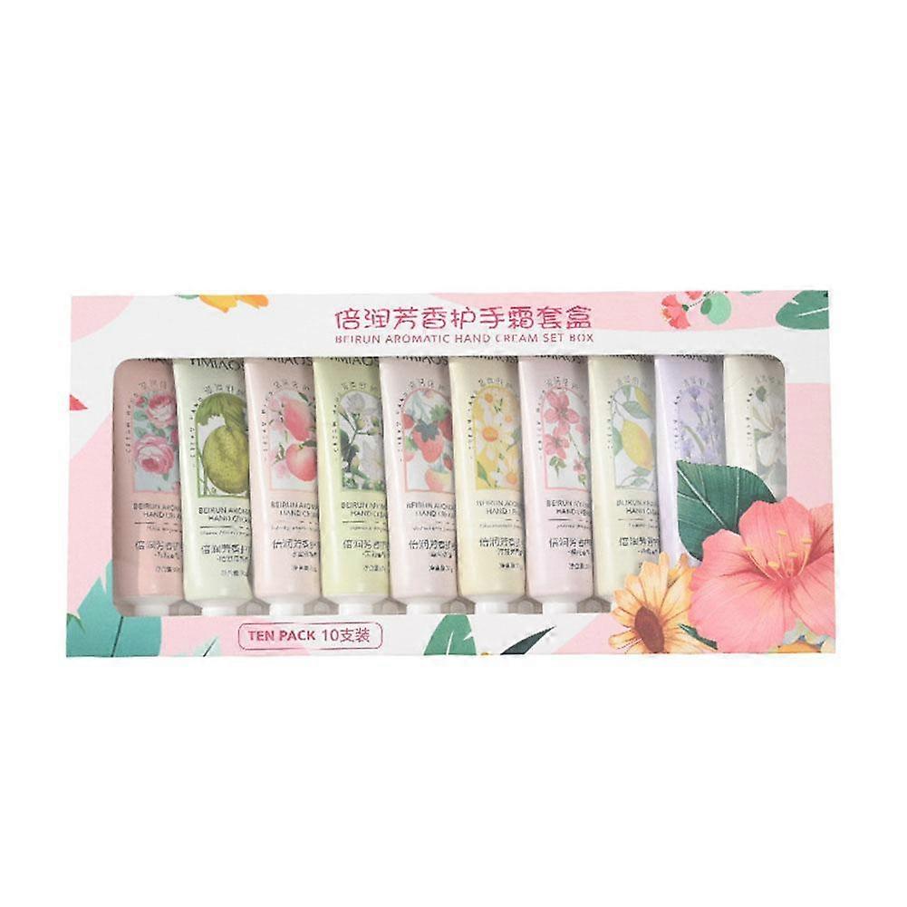 Moisturizing Hand Cream 30g*10pcs Hand Gift Box Set with 10 Flavors