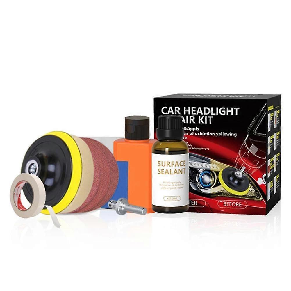 Bil frontlys restaurering polering kits Auto hodelykt linse poleringsmaskin reparasjon