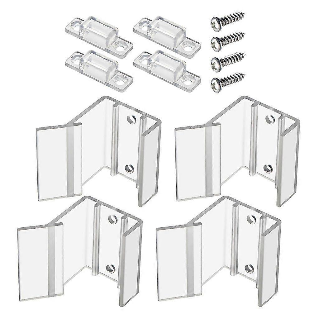 Universal Mirrored Door Latches Easy Installation Vehicles Interior Hardware