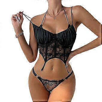 Womens Lace Casual Camisole Cami Crop Tanks Tops Lingeries Bustier Spaghetti Strap Crop Top Sleeveless Camisole  White S