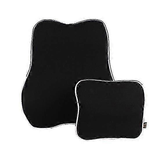 2Pcs/Set Pillow Lumbar Support Ergonomic Memory Cotton Seat Back Rest Cushion