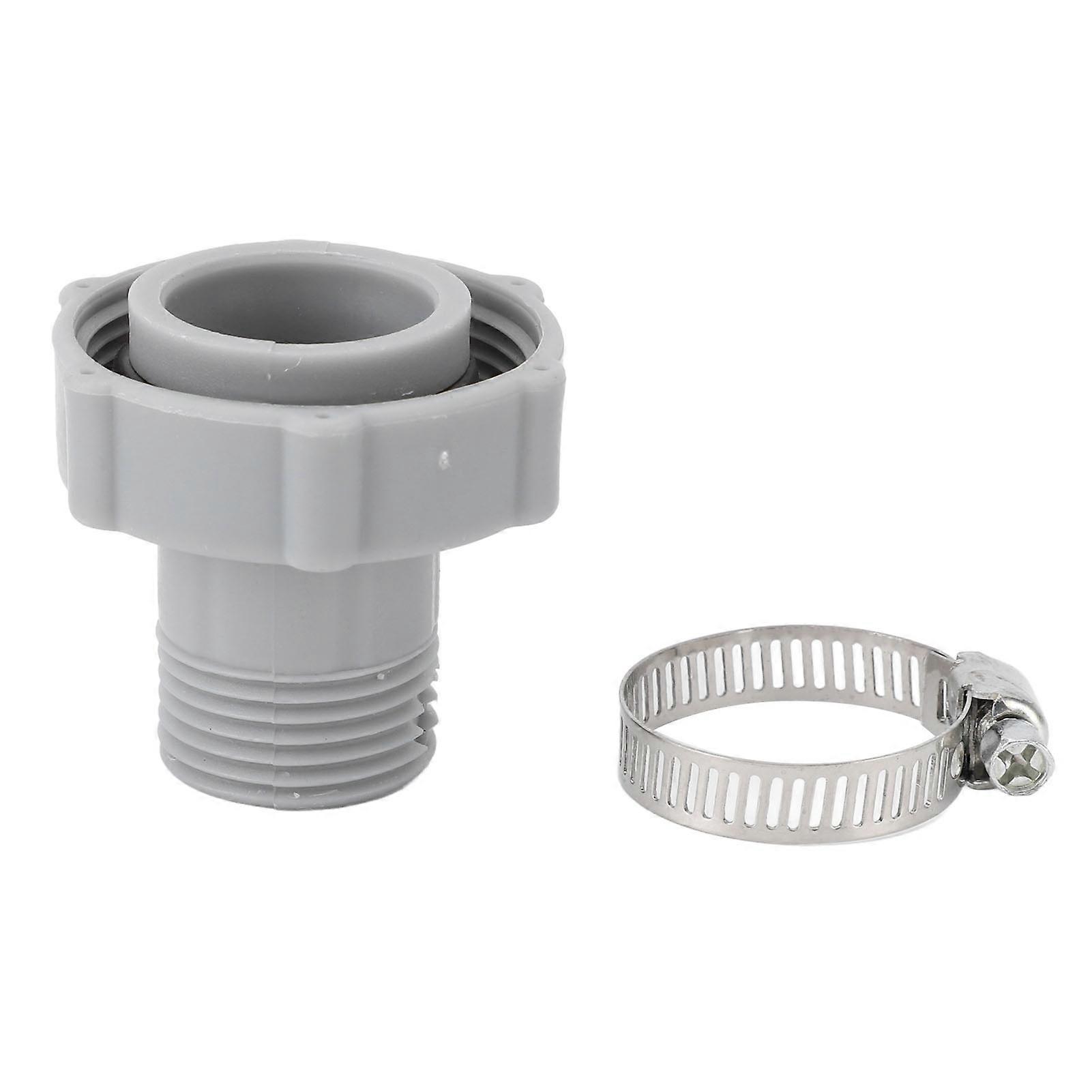 Pool Drain Pipe Connector for Coleman Bottom, Leakproof TPE Material Swimming Pool Drain Hose Fitting Replacement