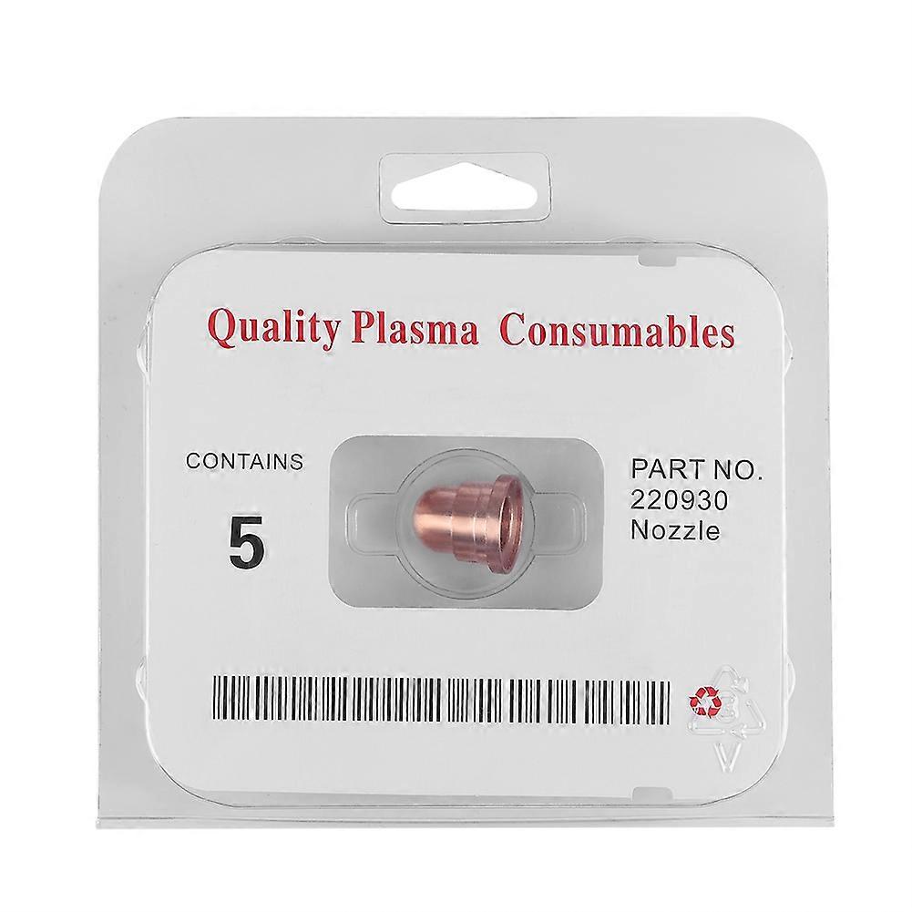 5pcs Plasma Cutter Nozzles Torch Tips Consumables 220930 for MAX65 Cutting Machine