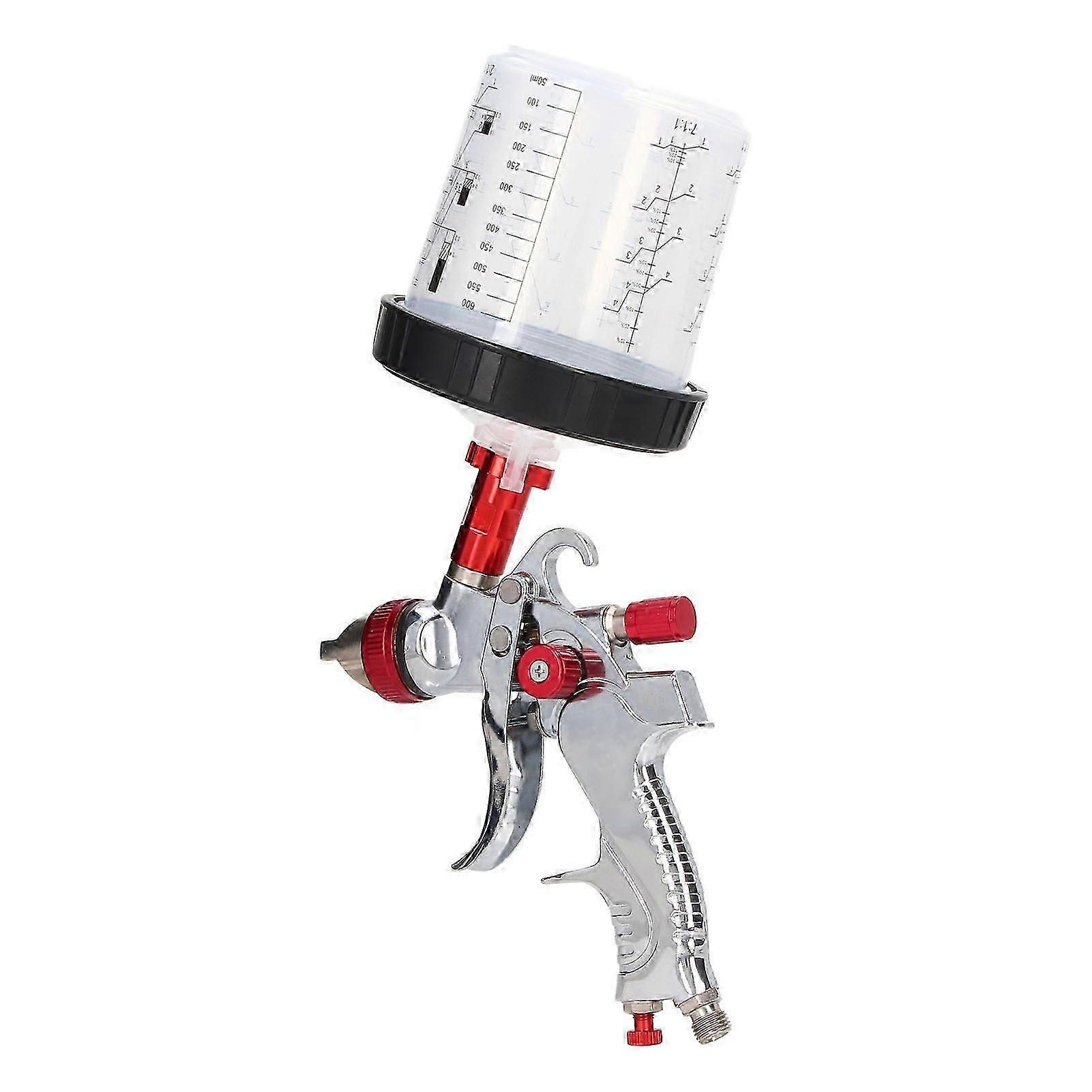 Automotive HVLP Spray Gun Kit with 1.4mm 1.7mm 2.0mm Nozzles - G1/4 Air Inlet