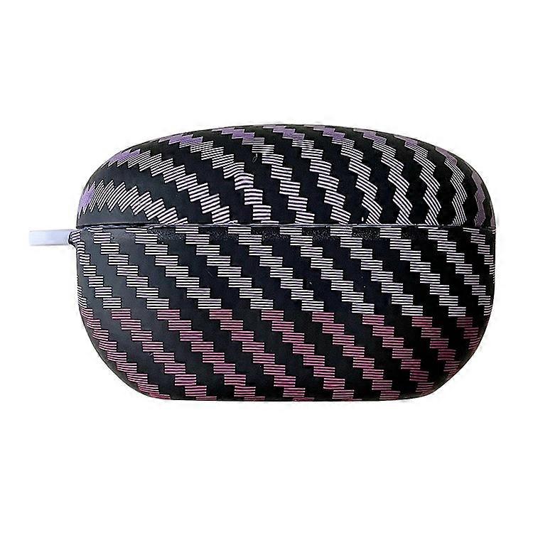 Compatible For Sony WF-1000XM5 Earphone Protective Case Carbon Fiber Texture Bi-color Anti-drop Earbud PC Cover