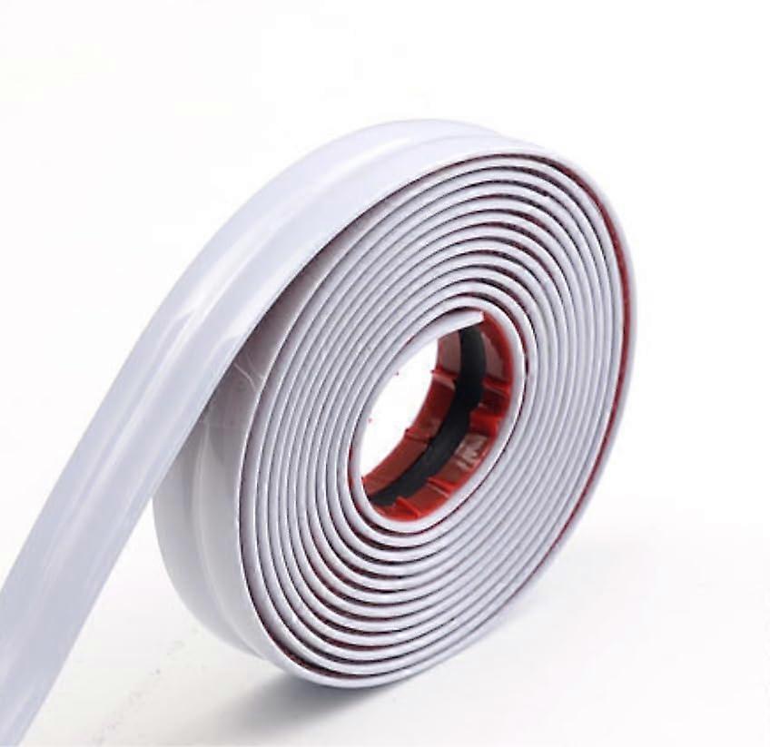 Multifunctional Wall Molding Trim And Corner Guards White 49.2ft x 1.57in Easy Install Durable Design Home Decor