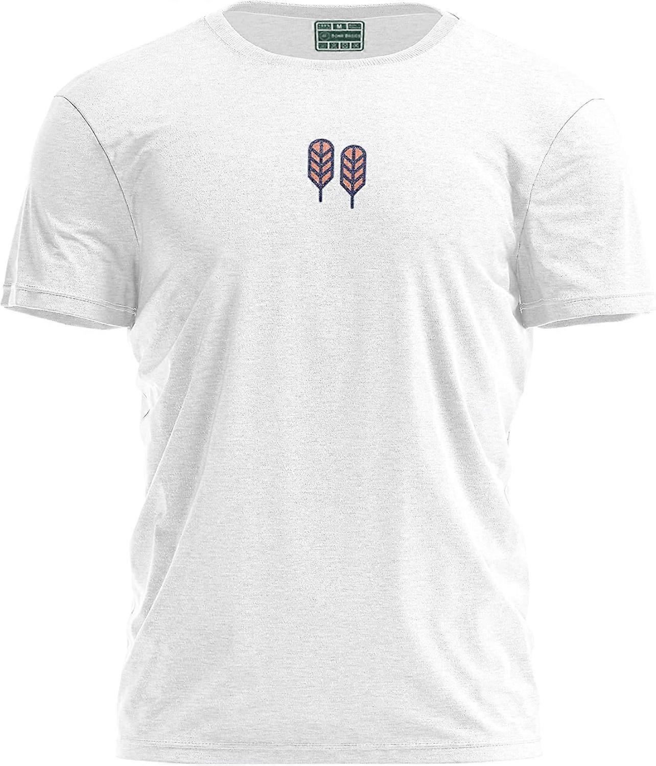 YC-Pure White Durable Stitch T-Shirt – Short Sleeve, 100% Cotton, Long-Lasting