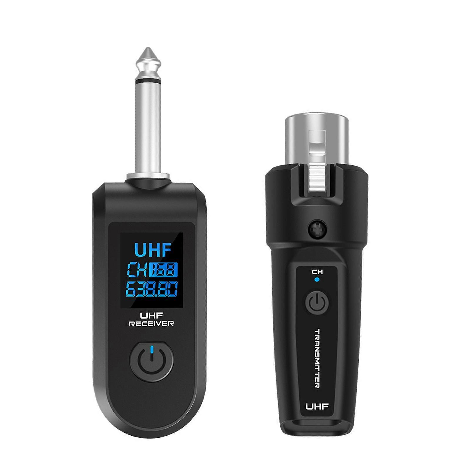 Dynamic Microphone Wireless Adapter Transmitter Receiver for Stable,Quality Sound Transmission For Performers