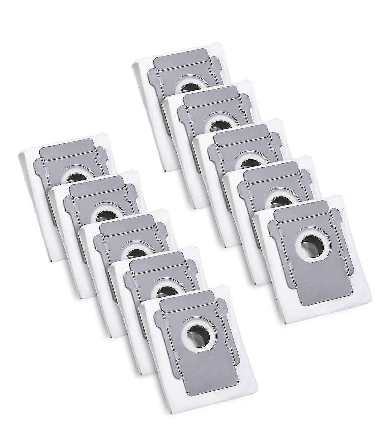 10 sacs d’aspirateur pour Irobot Roomba I7 I7 + I3 + I4 I4 + I6 I6 + J7 J7 + I8 I8 + S9 S9 + E5 E6 E7 Base propre, sac à poussière de remplacement d’accessoire-2025