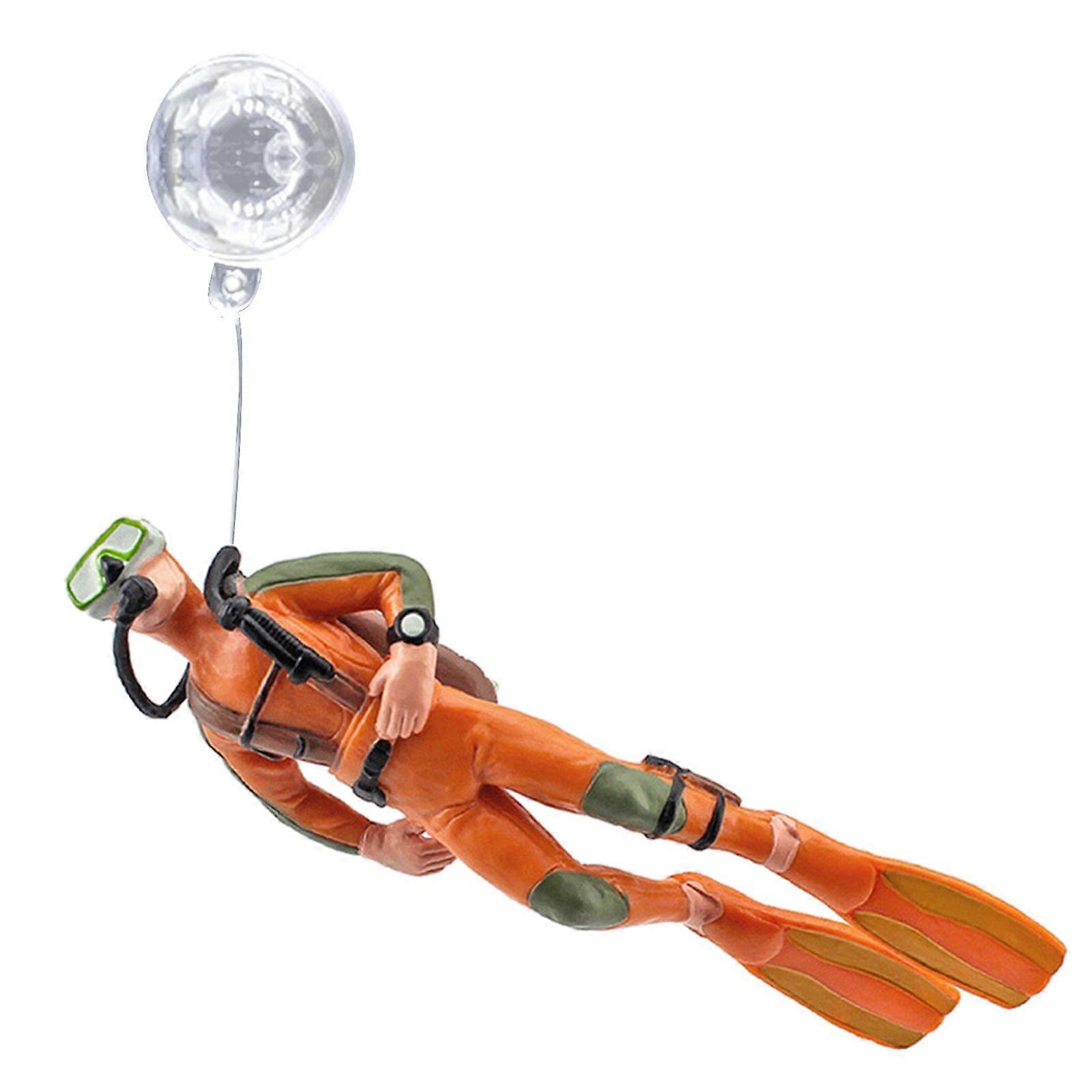 Aquarium Decoration Floating Resin Diver Suitable for All Kinds of Fish Tanks