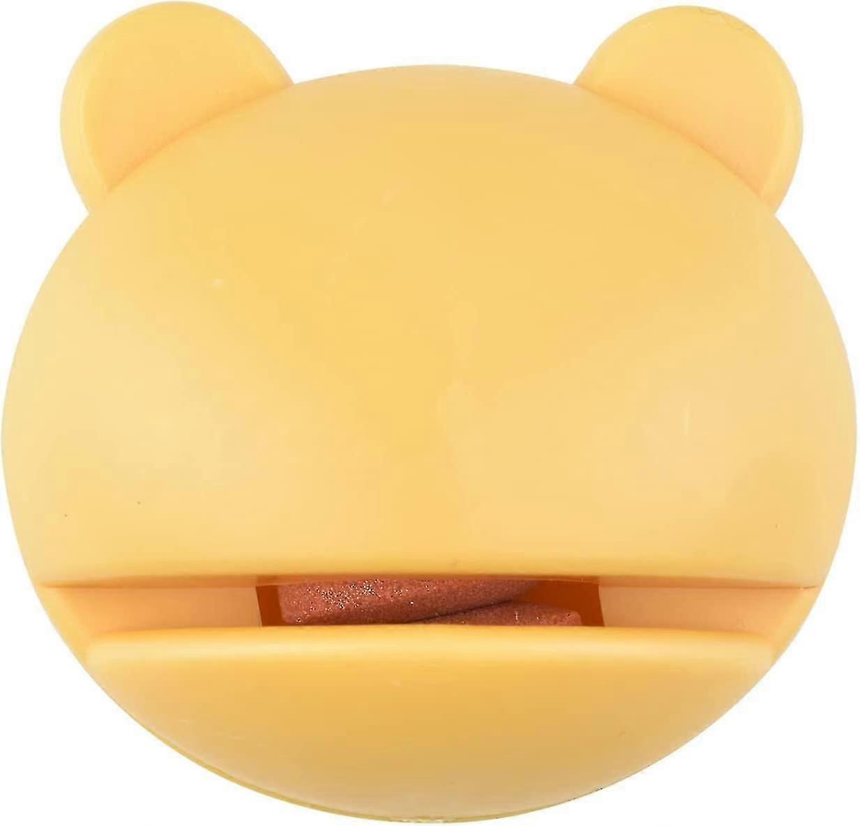 ポータブルナイフシャープナー、ポケットナイフシャープナーナイフ屋外キッチンキャンプシャープニングナイフ6 * 6 * 3.5cm(黄色)