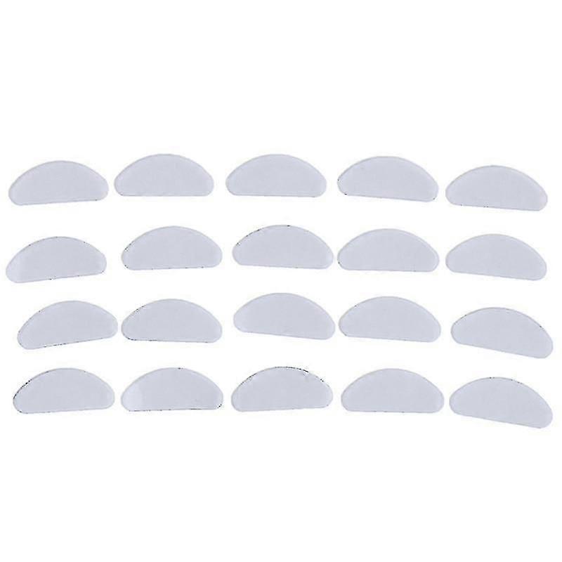 Silicone Eyeglass Nose Pads Eye Nose Rests D-shaped Non-slip Heightening Silicone Eyeglass Accessories, 1mm