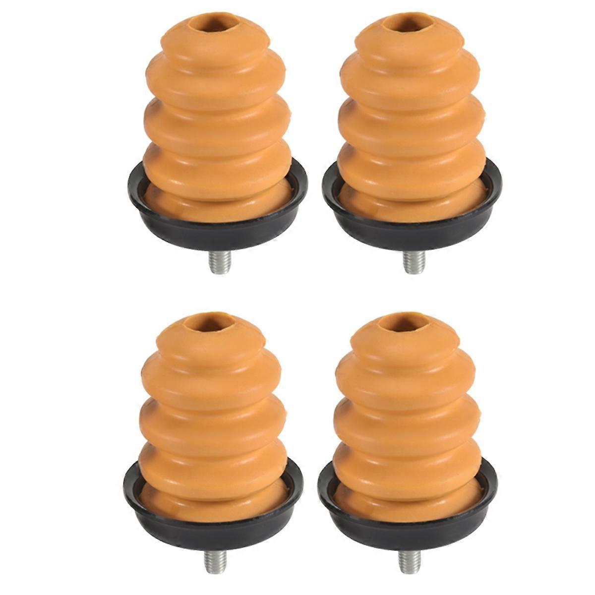 4pcs Car Rear Frame Leaf Spring Bumper Bump Stop