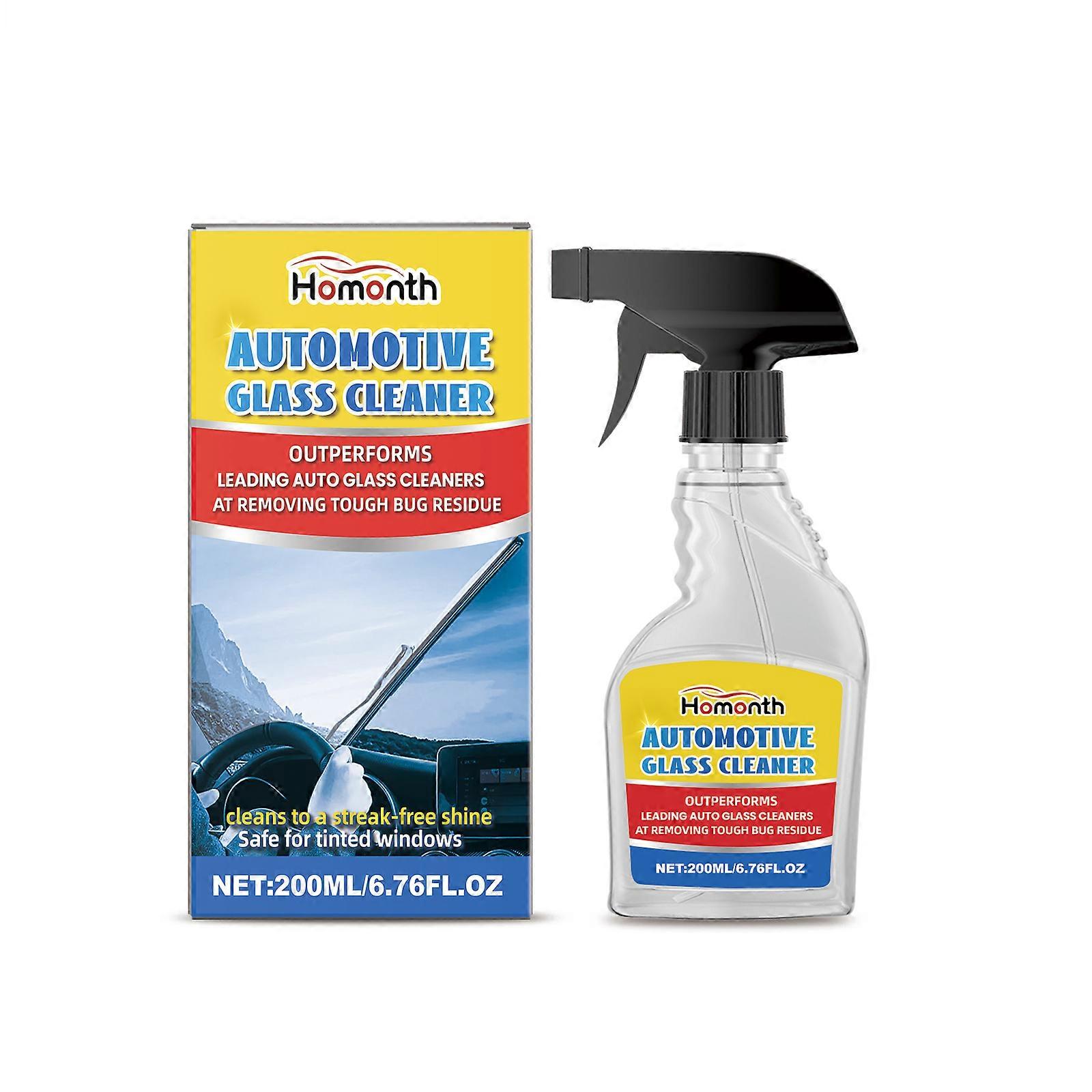 Nettoyant pour vitres de voiture Homonth, décontamination de vitres de voiture, nettoyage étanche, vitre de voiture, étanche à la pluie, vision claire
