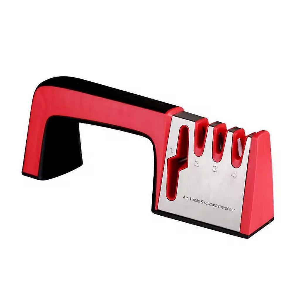 Multifunctional non-slip sharpener for kitchen knives and scissors, durable and efficient tool