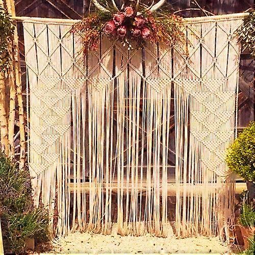 Natural Fiber Wall Hanging Tapestry with Soft Texture